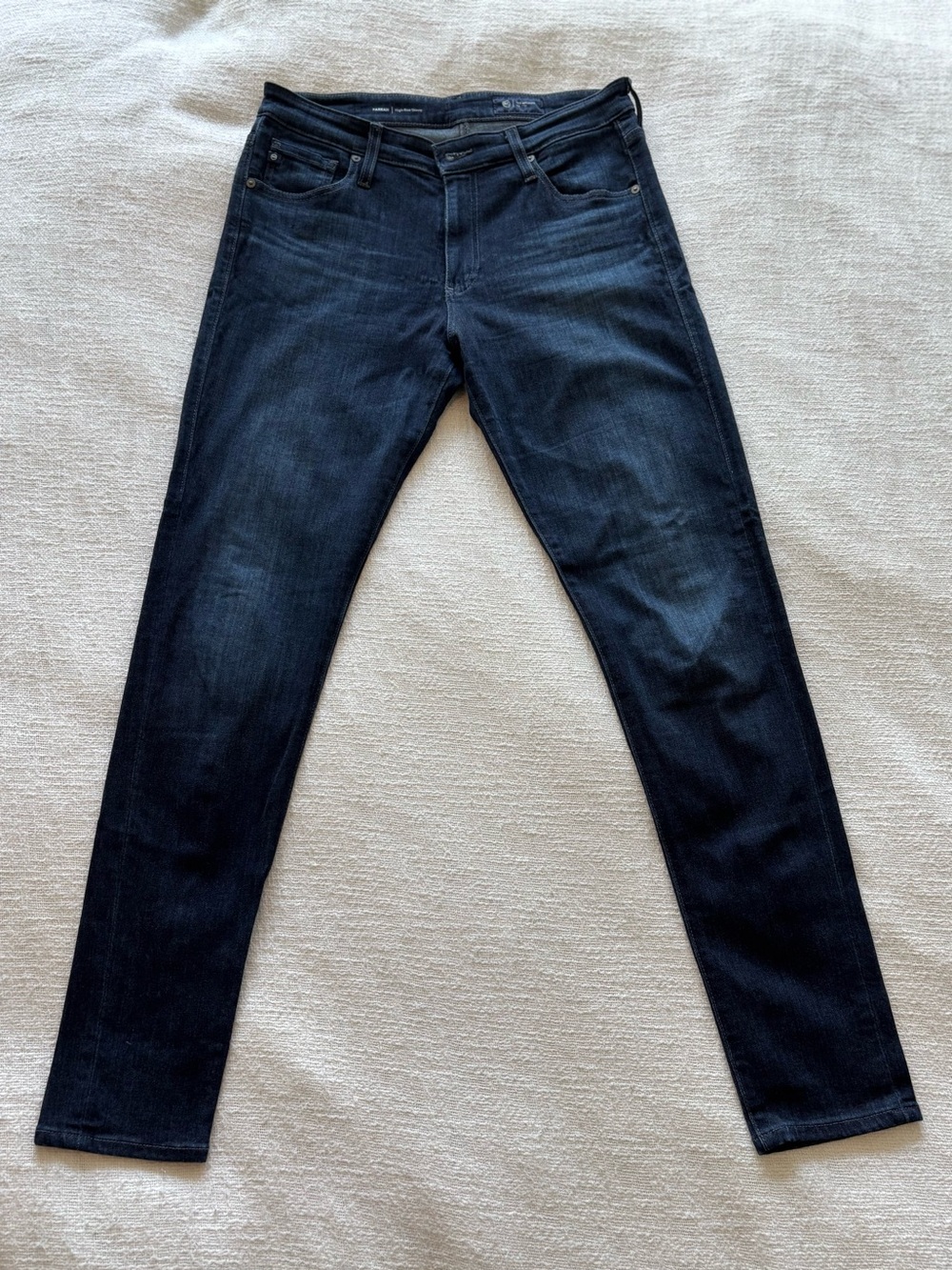 Ag Adriano Goldschmied Women’s Farrah Slim Jeans in Deep Indigo